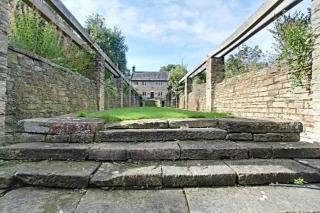 The property's gardens have been listed due to the special historic interest behind them. (Photo courtesy of Purplebricks)