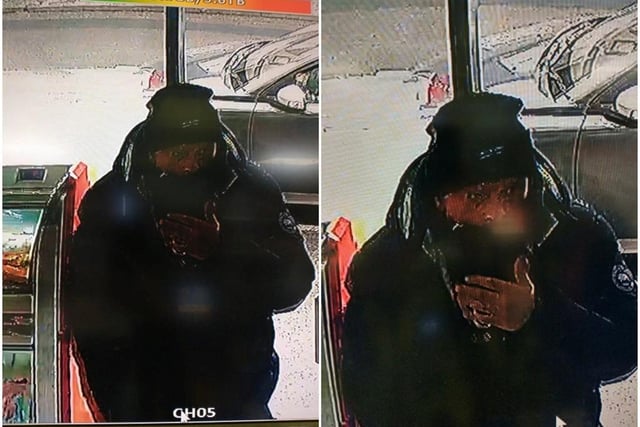 Police have released this man's image in connection with the theft of a purse and a laptop from a car in Ilkeston.
It happened sometime between 10am and 1pm on Monday 21 January.
The car had been parked on Nottingham Road and the woman realised her belongings had been taken when she returned to the vehicle.