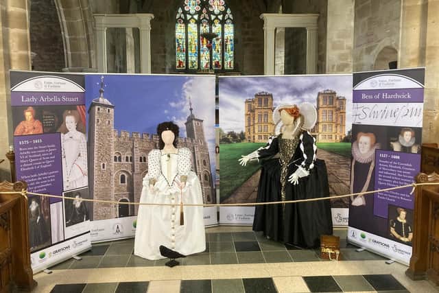 Bess of Hardwick and her granddaghter Lady Arbella Stuart are included in the exhibition (photo: Amanda Boler)