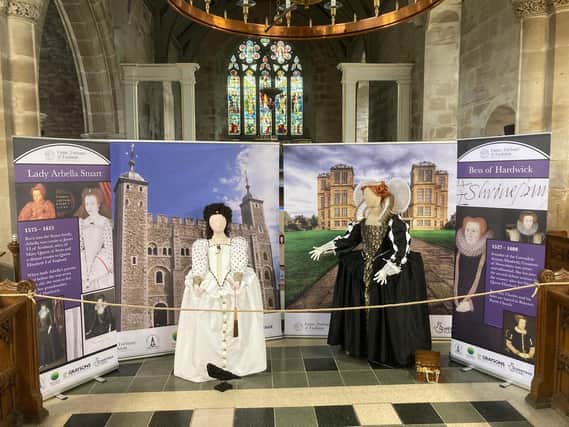 Bess of Hardwick and her granddaghter Lady Arbella Stuart are included in the exhibition (photo: Amanda Boler)