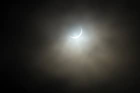 Derbyshire residents can catch a partial solar eclipse on Wednesday, August 12, with around 90 to 96% of the sun being covered by the moon.  Photo: AFP via Getty Images/ Andy Buchanan