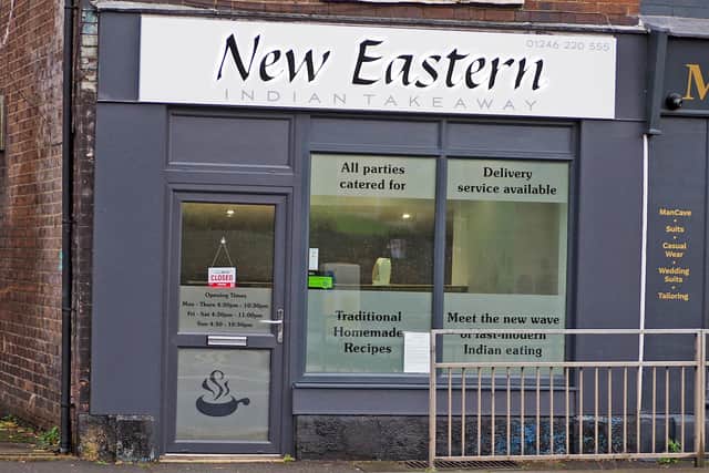 The New Eastern restaurant, on Chatsworth Road, Chesterfield, is facing a licensing review.