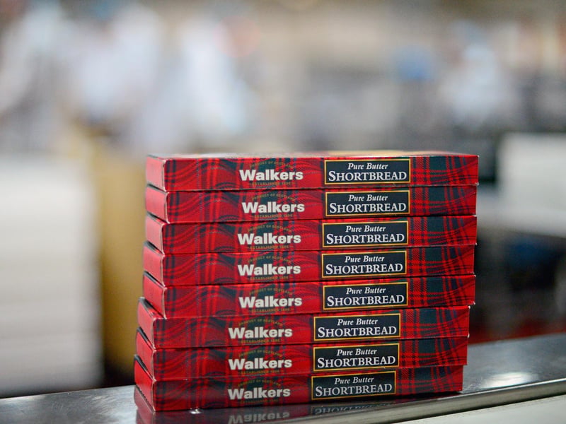 Marion Turner buys Walker's shortbread in her supermarket every week on Waiheke Island, New Zealand.