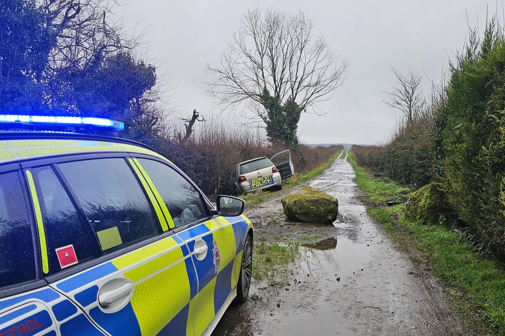 Driver arrested after failed efforts to flee from police in Derbyshire ...