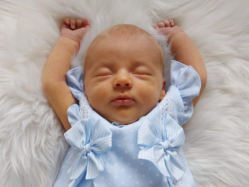 Courtney Jade Mason, said: "Ayda Clara Holloway Born 17/01/21.
Nearly a month old now and we are enjoying being at home staying safe but we are missing our family lots we can't wait for this to be over so we can meet other babies and go to play groups."