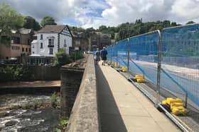 Matlock Bridge is expected to reopen to one-way traffic in October.