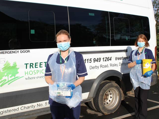 Treetops has created a mobile classroom to ensure vital end of life training for care homes continues.