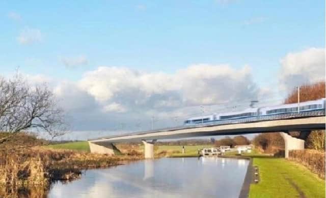 Authorities in Chesterfield claim that cutting the eastern leg of HS2 would have a 'devastating' economic impact on the region.