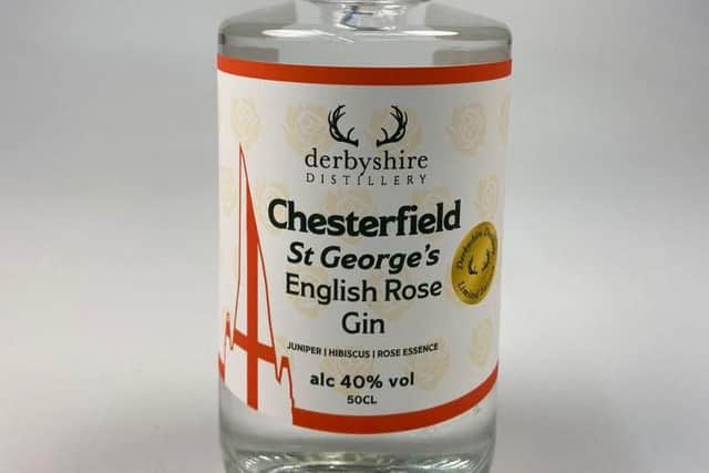 A Chesterfield distillery has released a special new rose-flavoured gin in celebration of St George's Day.