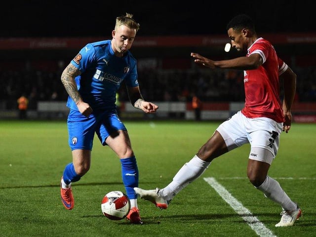 Calvin Miller was rated as Chesterfield's most valuable player when the last squad valuation was given on Feb 15.