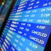 There are a number of delayed flights today - with the bulk of those departing from Manchester. (Photo by William Thomas Cain/Getty Images)