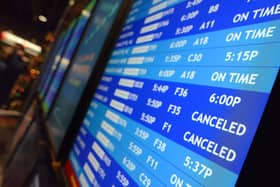 There are a number of delayed flights today - with the bulk of those departing from Manchester. (Photo by William Thomas Cain/Getty Images)