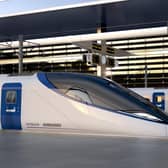 A possible design for an HS2 train by Bombardier and Hitachi.
