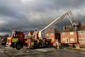 A joint police and fire service has determined the cause of a house fire in Holmewood, which left a busy road closed earlier this week. (Photo courtesy of Derbyshire Fire and Rescue)