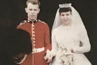 John and Margaret on their wedding day.