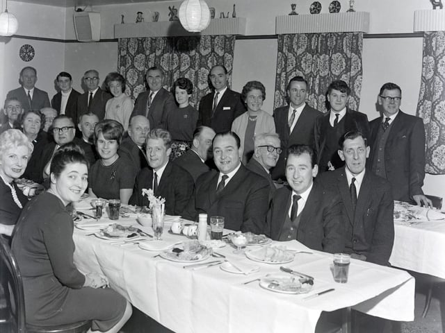 Marehay Bowls Club dinner, November 1966.