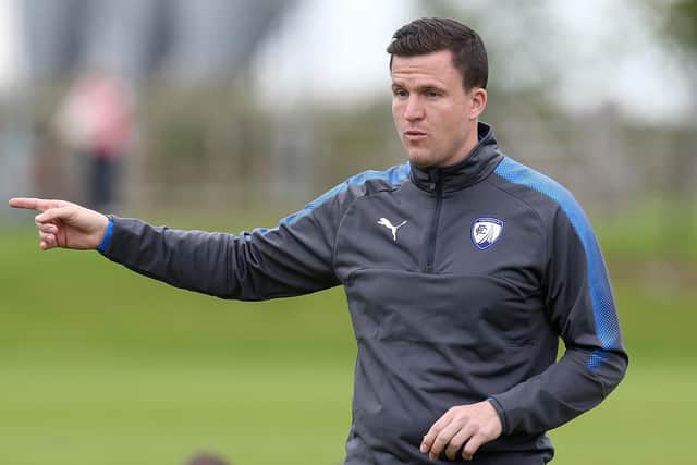 Former Chesterfield manager Gary Caldwell. Picture: Getty