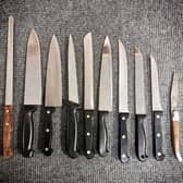 A number of knives were handed in to police in Shirebrook.