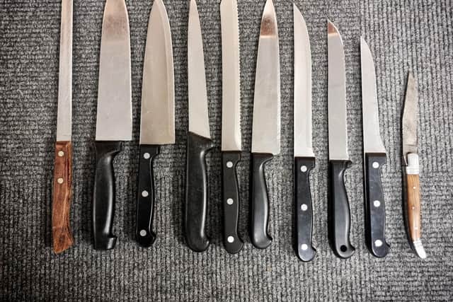 A number of knives were handed in to police in Shirebrook.