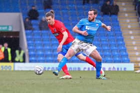 Jak McCourt is back in the Spireites line-up and playing well.