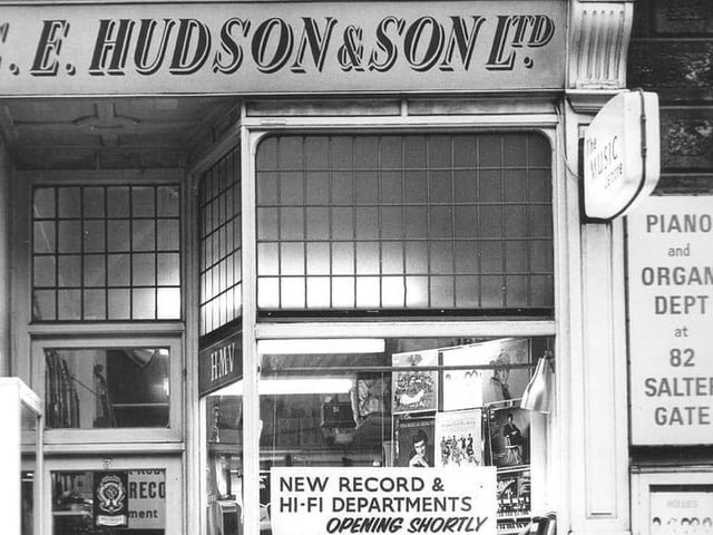 Hudsons dominated vinyl record sales in Chesterfield for decades and supplied thousands of instruments to the town's aspiring pop stars. The music shop ceased trading in 2012 after 105 years in business.