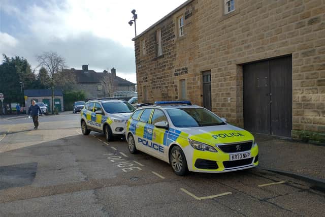 Five students had their exam celebrations cut short after they were handed Covid fines in Bakewell. (Picture: Bakewell, Hathersage and White Peak Villages Police SNT)