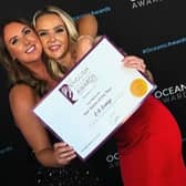 Laura Newbold, left, and Beth North have won East Midlands Hair Salon of the Year in The English Hair & Beauty Awards.