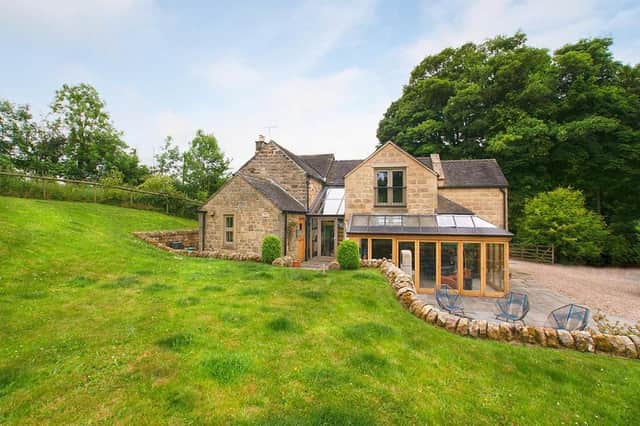 Marshbrook, set in a rural location near Ashover, is on the market for £850,000.