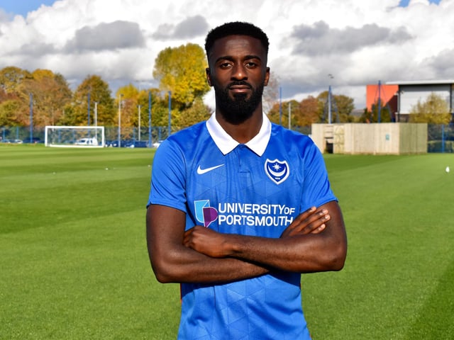 Will be hoping to appear off the bench and make his Pompey debut.