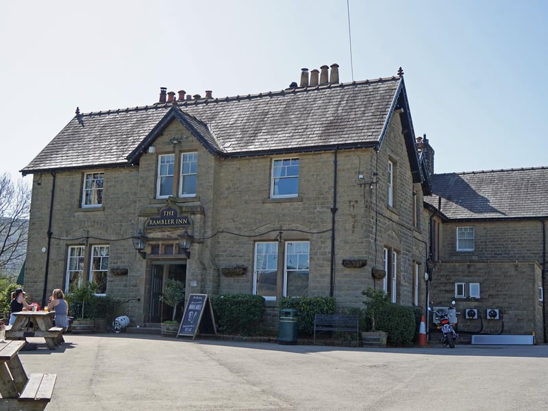 The Rambler Inn is one of the pubs that can be found in Edale, situated near the railway station - and is popular with walkers descending from the hills around the village.