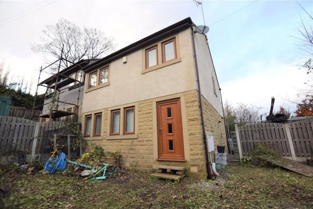 This three-bedroom, semi-detached property at 72 Tower Lane, Leeds, has a guide price of £130,000-plus.