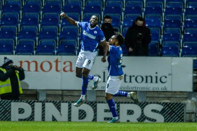 Akwasi Asante scored the winner as Chesterfield beat Altrincham at the Technique Stadium on Tuesday night.