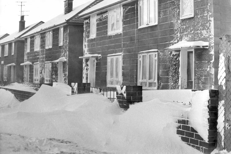 A winter freeze hits Hartlepool, Can anyone recognise which street this is?
