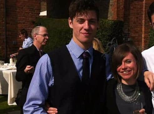 Alasdair Conlan pictured here with family at a wedding