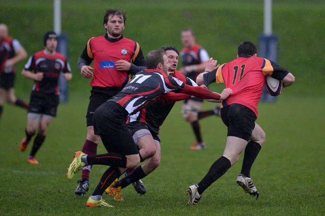 Chesterfield Panthers breakthrough against Ashfield.
