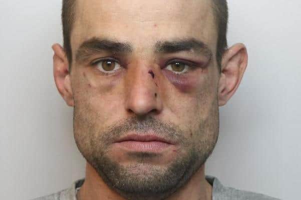 Paul Smith, 32, was suffering a “mental breakdown” when he attended his former partner’s home bearing a “number of cans of beer”