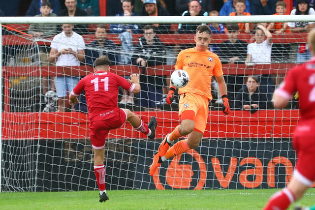 He made a good save from Whitehead and, if he got fingertips on Haughton’s free-kick which hit the crossbar, then that was a worldie stop. Also spread himself brilliantly to make a big close-range block from Philliskirk at 4-1.