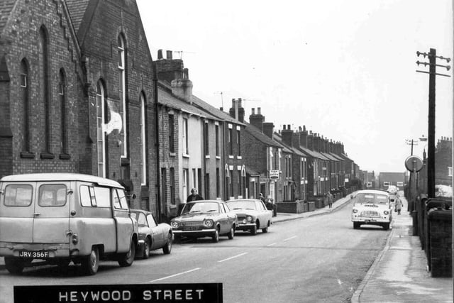 Picture shows Chesterfield Heywood Street in the 1970s. Pictured supplied by Chesterfield Museum Service\Chesterfield Borough Council