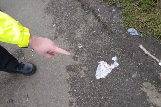 Park rangers were concerned about the number of wet wipes being discarded in car parks in Derbyshire.