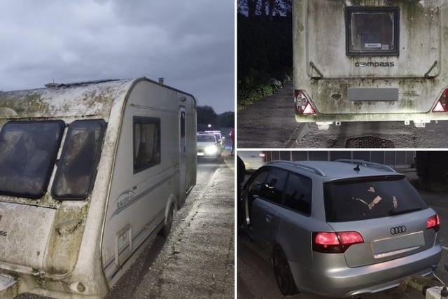 This caravan was recovered in Westhouses within 15 minutes of being reported stolen. 
Westhouses 

Caravan reported stolen by owner and spotted by one of our patrols on the A38 at Little Eaton. 

Offenders turn into Breadsall Village before realising they are onto a loser. 

Two detained and no pursuit/damage caused. 

Recovered within 15 minutes!