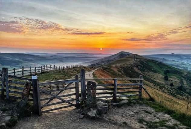 One of the many beautiful shots of Mam Tor that appear on Instagram (photo: Instagram/sarah_hikes)