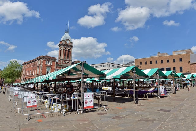 Chesterfield market reopened on 1st June 2020 after some lockdown restrictions were eased.