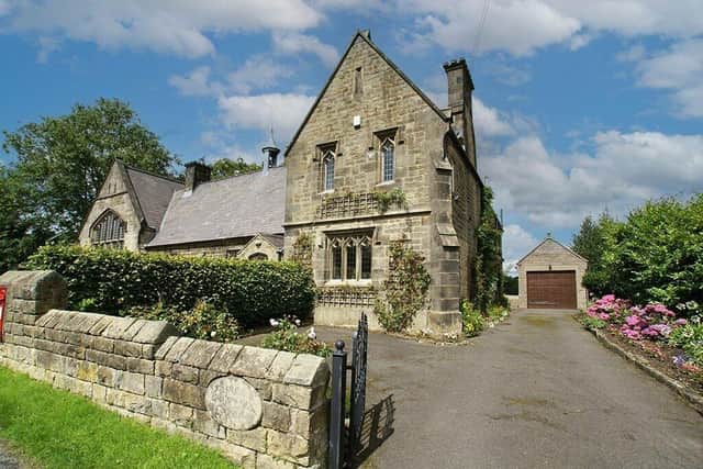 This impressive property stands on Church Lane, Brackenfield.