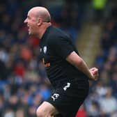 Paul Cook on the touchline against Eastleigh. Picture: Tina Jenner.