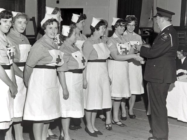 Ripley Red Cross presentations, October 1966.