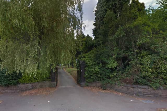 The entrance to Staveley Cemetery, where the alleged theft took place (Picture: Google)