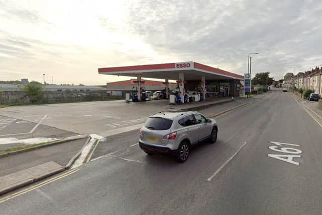 Officers were called just before 8.15pm on Friday 27 January to the Esso Petrol Station on Derby Road in Birdholme, Chesterfield, following reports of a robbery.
