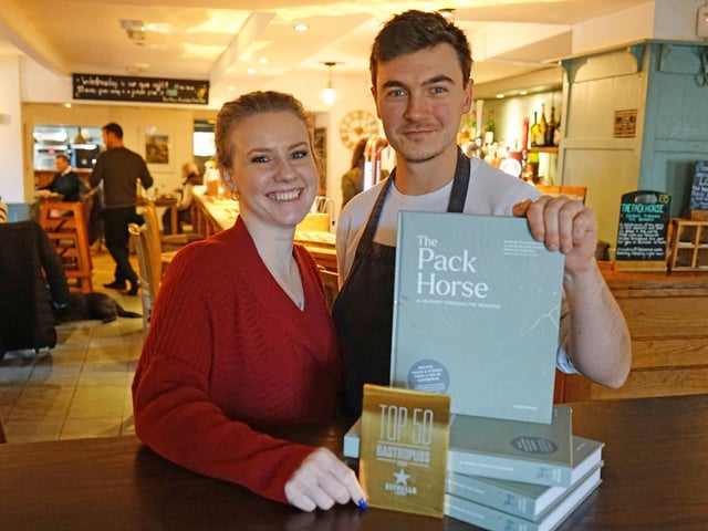 The Pack Horse in Hayfield, which is run by Luke Payne, is recommended by the Michelin Guide for its “hearty pub dishes” that come with a “refined touch.” The pub also features in the latest edition of Estrella Damm’s Top 100 Gastropub awards – being named as the 66th best gastropub across the UK.