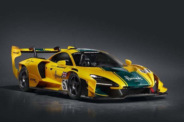 One of five McLaren Senna GTR LMs built to celebrate the brand's 1995 Le Mans win with the F1. Each car is finished in a livery replicating the racers which finished first, third, fourth, fifth and thirteenth at La Sarthe.