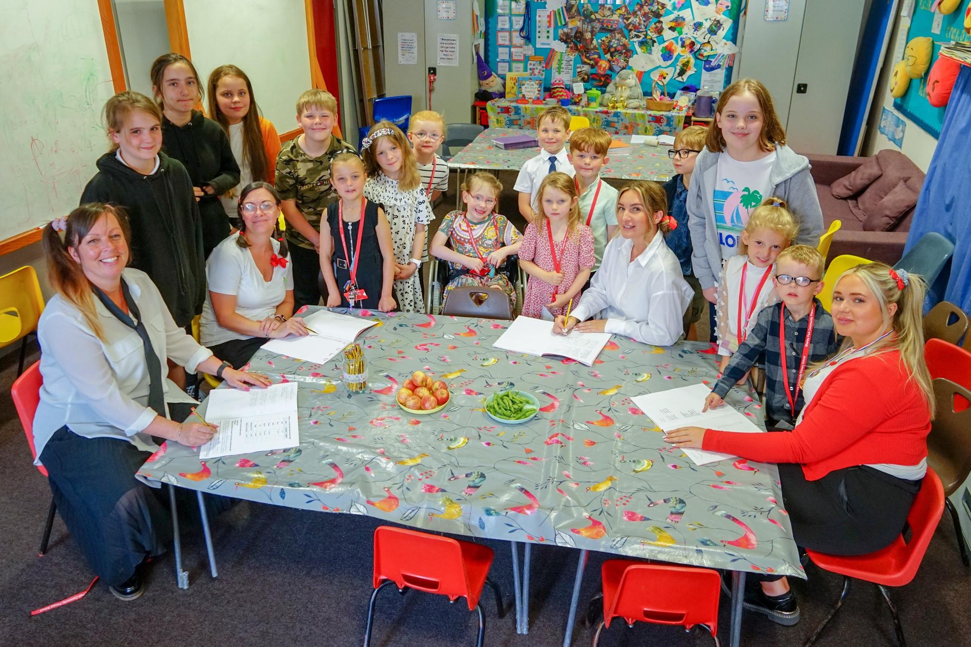 Pupils at Derbyshire school take on teacher roles for the day in memory ...